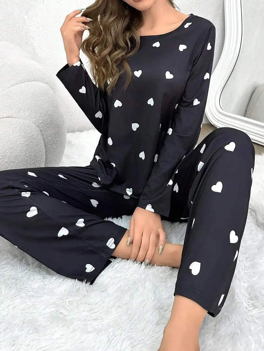 Small Heart Print Full Sleeves
